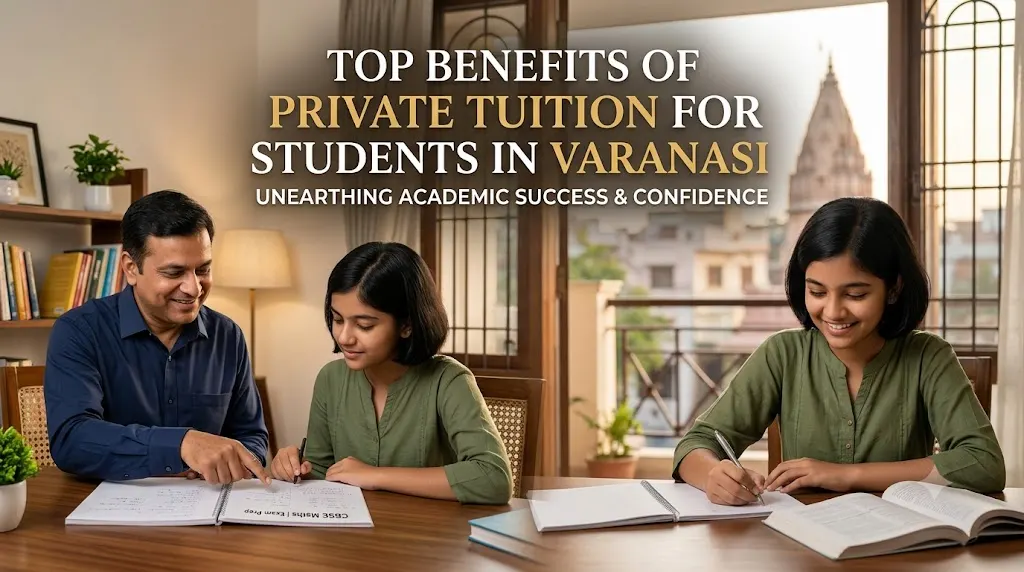 Top benefits of private tuition for students in Varanasi providing personalized one-on-one home tutoring and academic support
